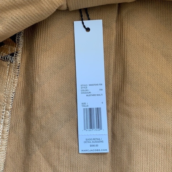 Marc Jacobs skirt mustard multip pleated midi - Picture 12 of 13